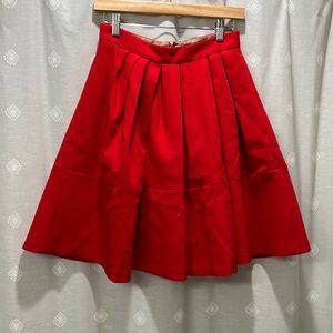 Beautiful Banana Republic Red A-line full skirt size 4